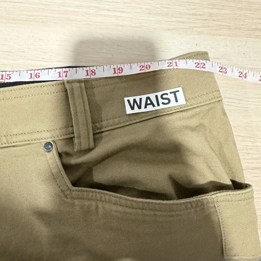 BRUNT The Torra Work Pant Mens 44x31 Tan Stretch Utility Construction Canvas